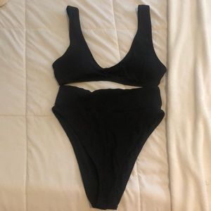 Black High Waisted Bikini